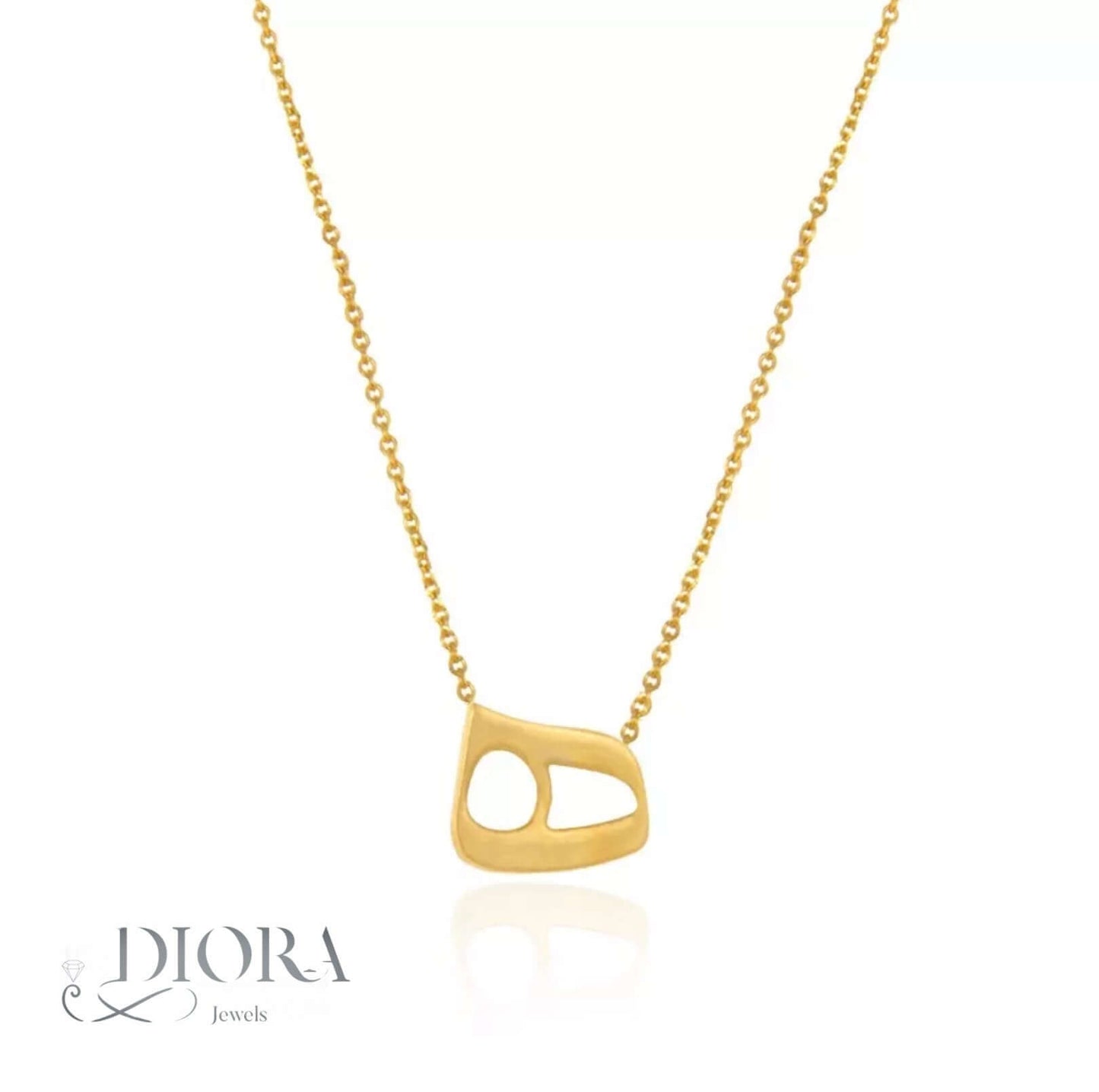 Gold Necklace with Nimani design 18K gold with 3.53 grams from Diorajewels