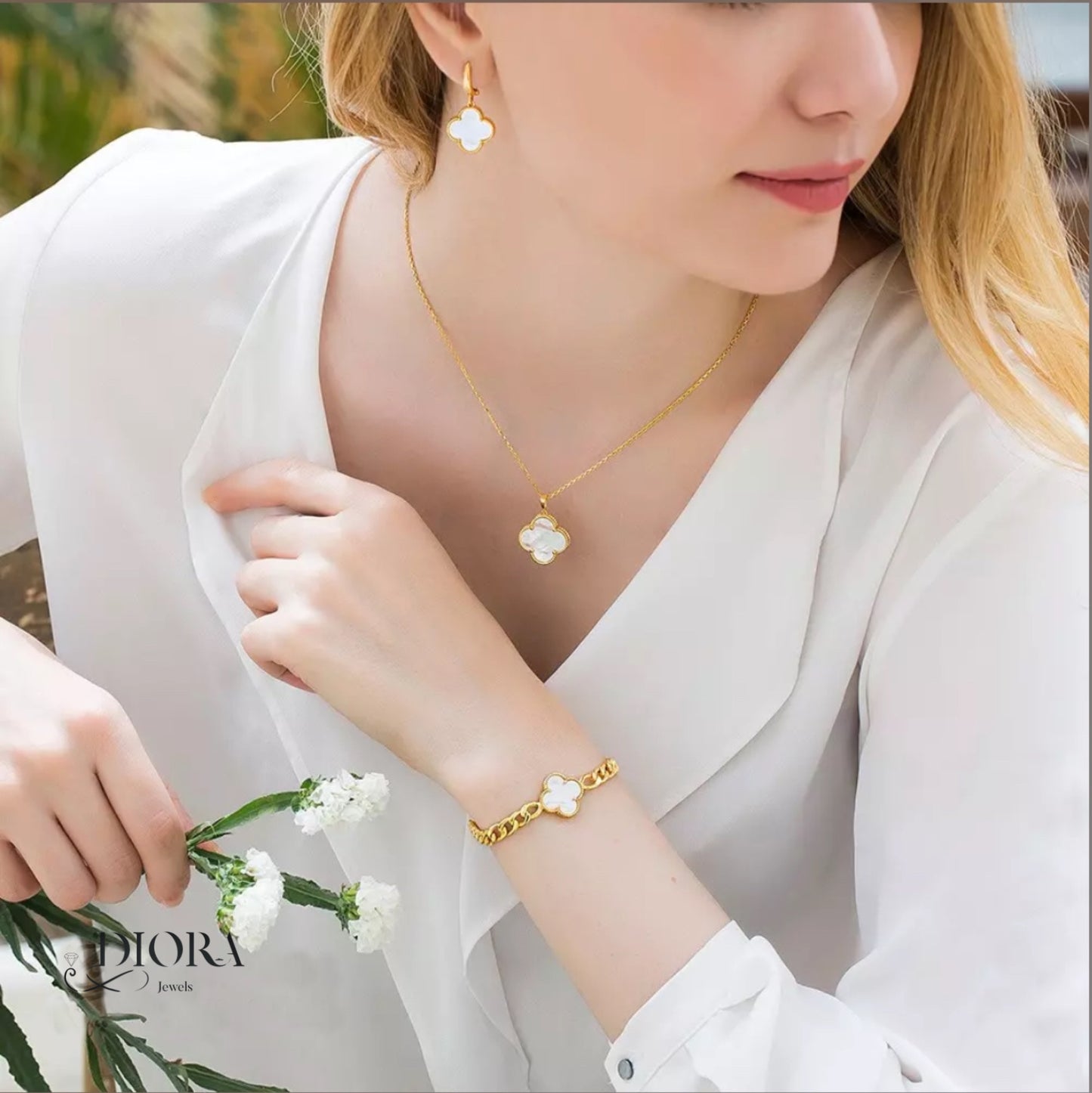 Pearl Alhambra Bracelet