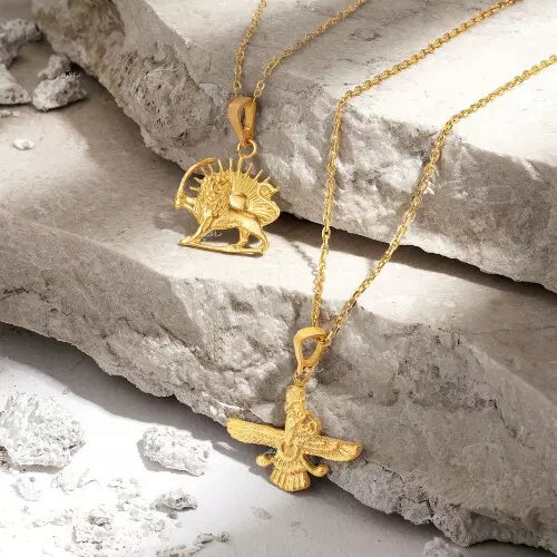 Shir & Khoorshid Gold Pendant