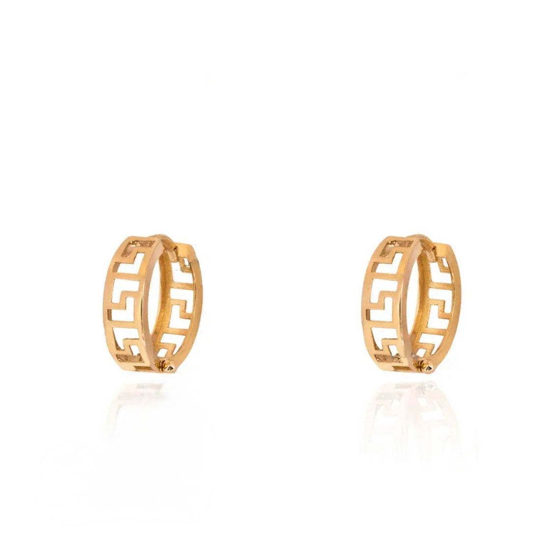 Versace Design Hoop Earrings
