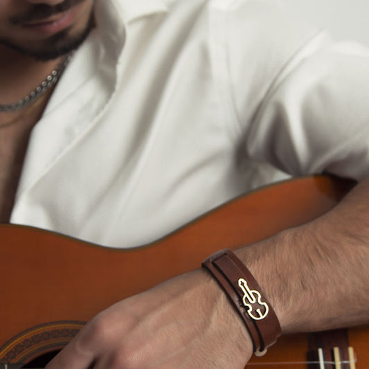 Gold Gitar Braclate