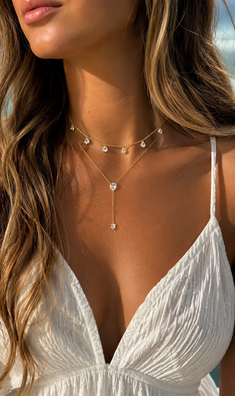 Celeste Drop Necklace
