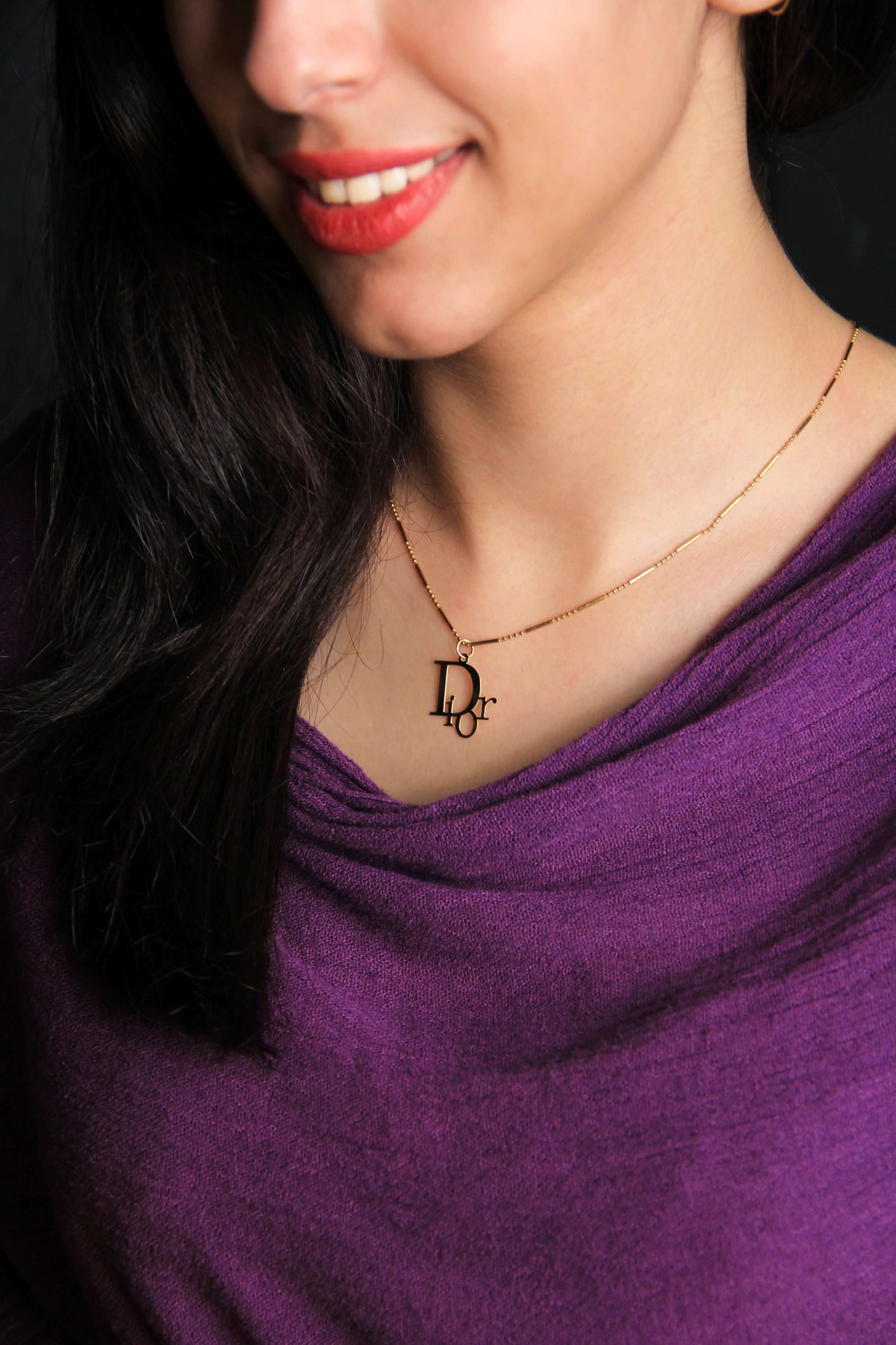 Fashion Brand Gold Pendant 18K gold with 0.9 grams from Diorajewels