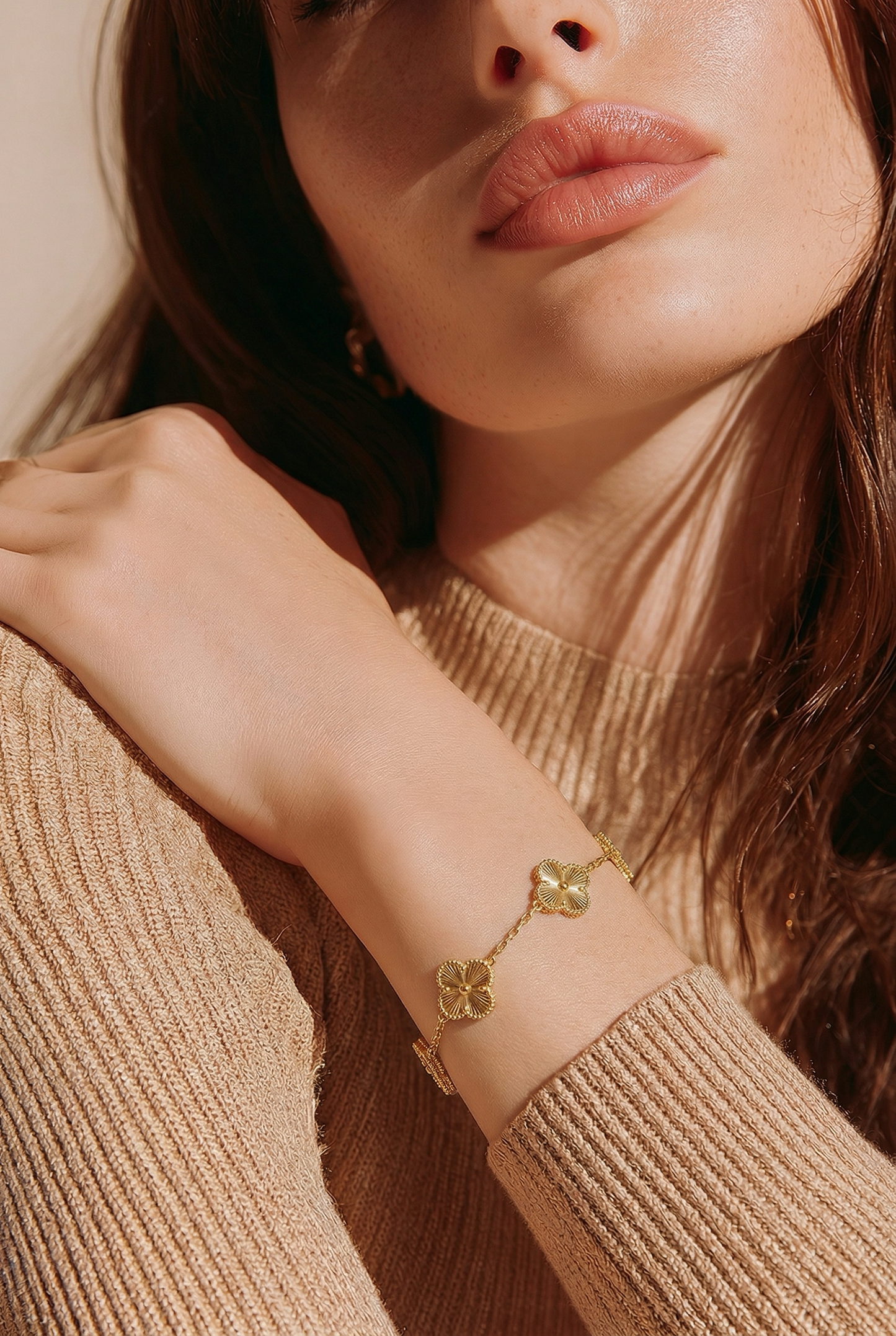 5 Clover Gold Alhambra Bracelet