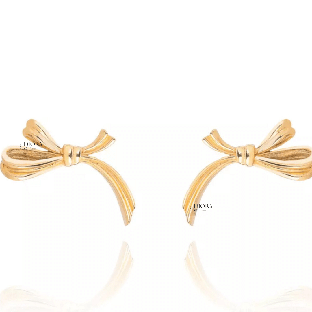 Elegance Bow Stud Earrings