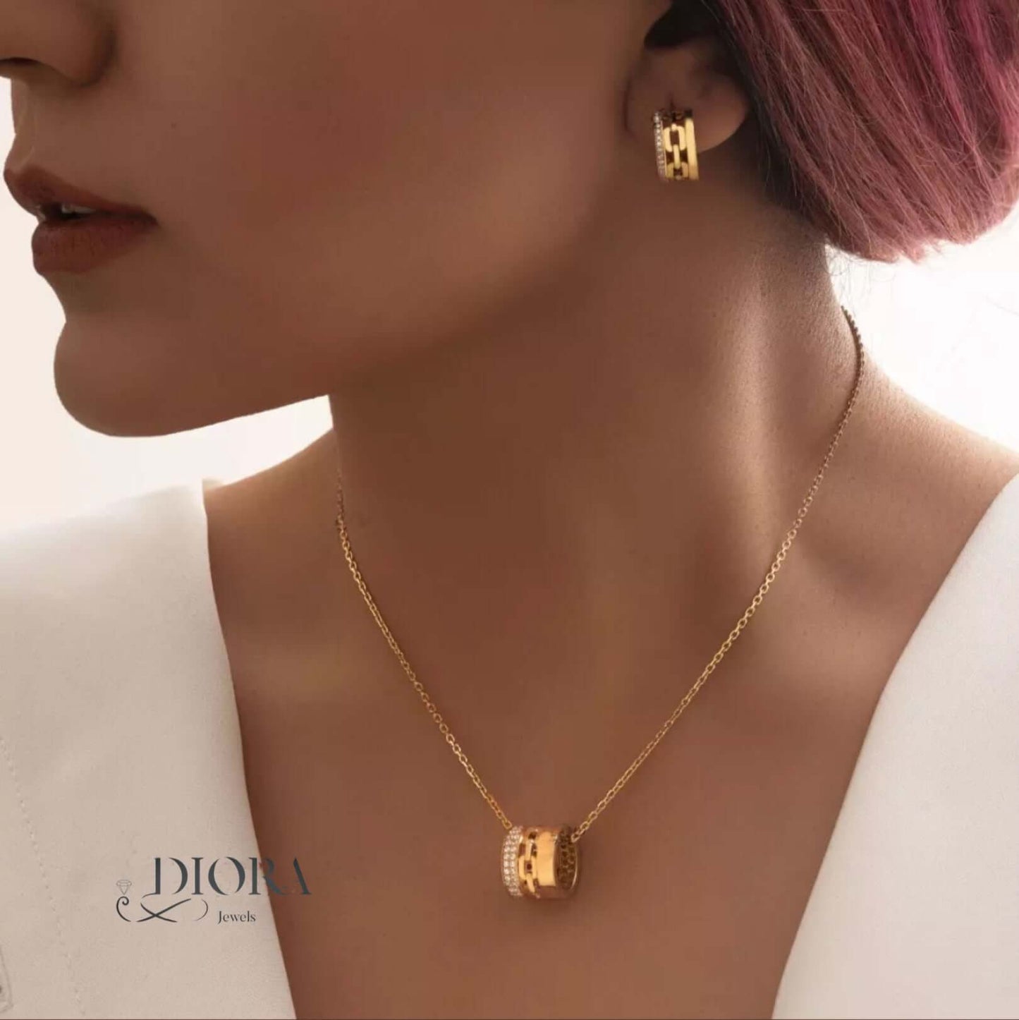 Gold Earrings - Code 301