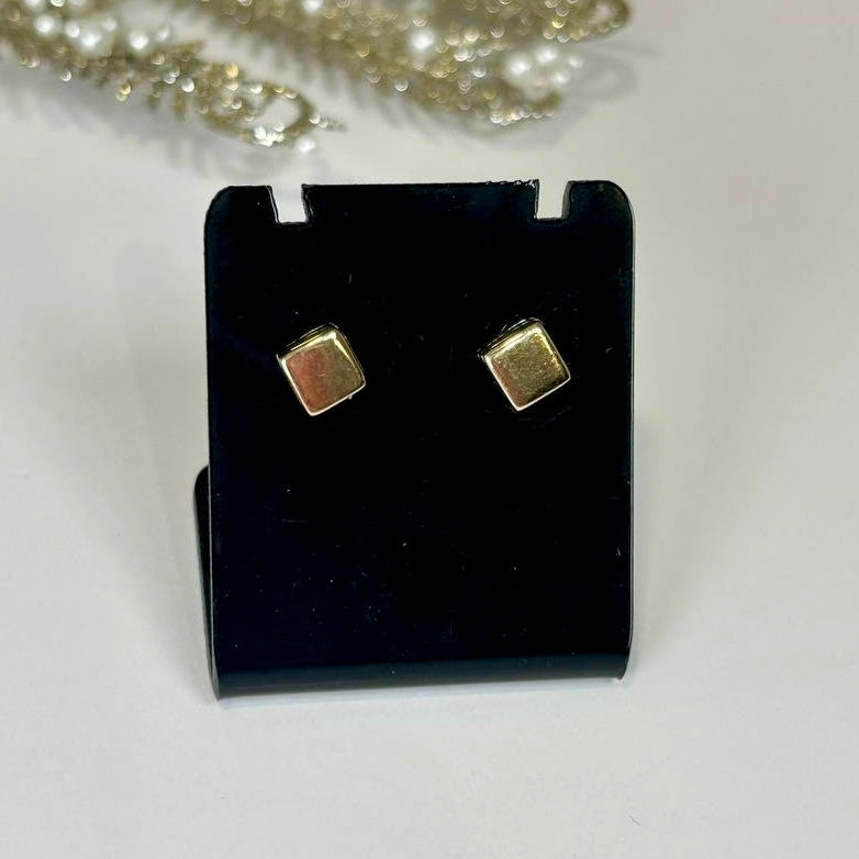 Gold Earrings 18K Gold 0.99g Handmade by Diora Jewels