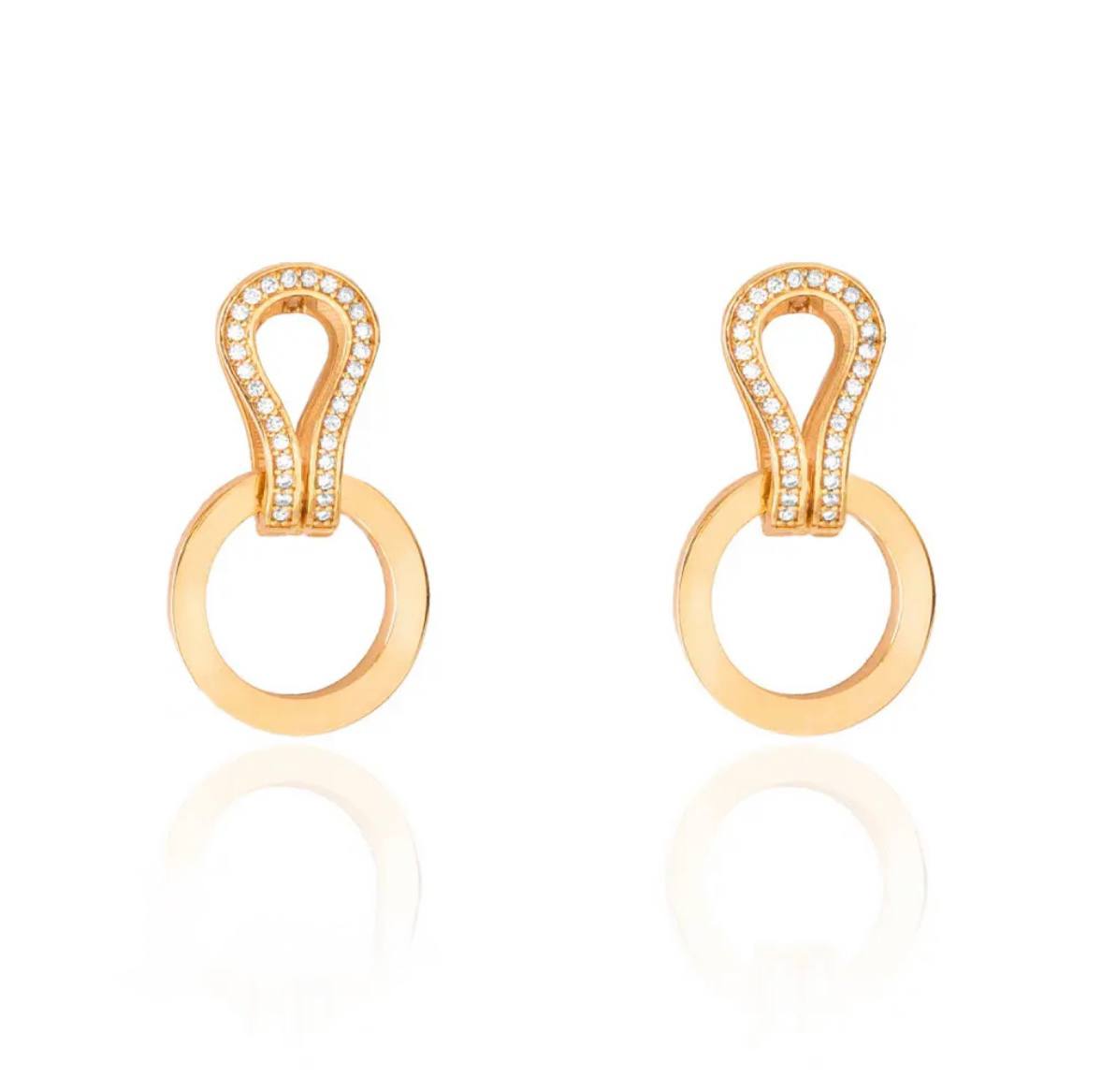 Fred Desing Gold Earrings