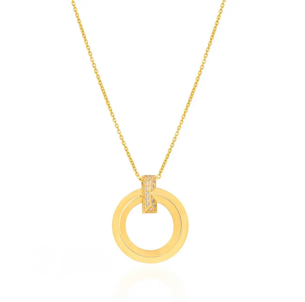 T Fashion Gold Necklace