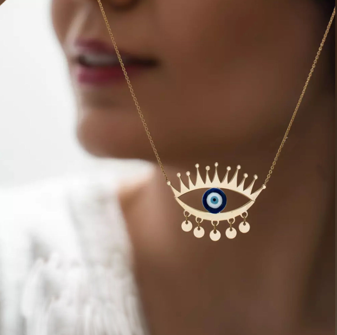 Evel Eye Gold pendant