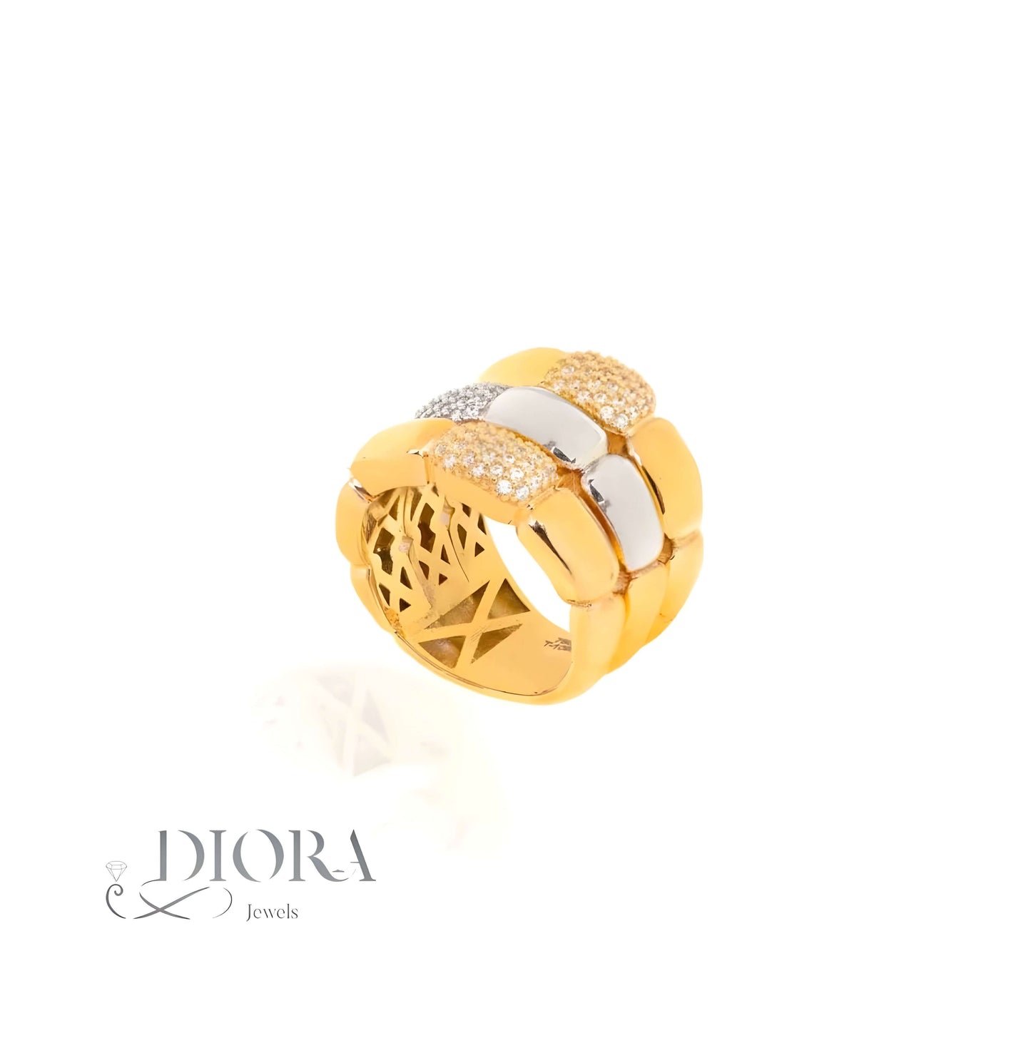 Gold Multi Color Ring