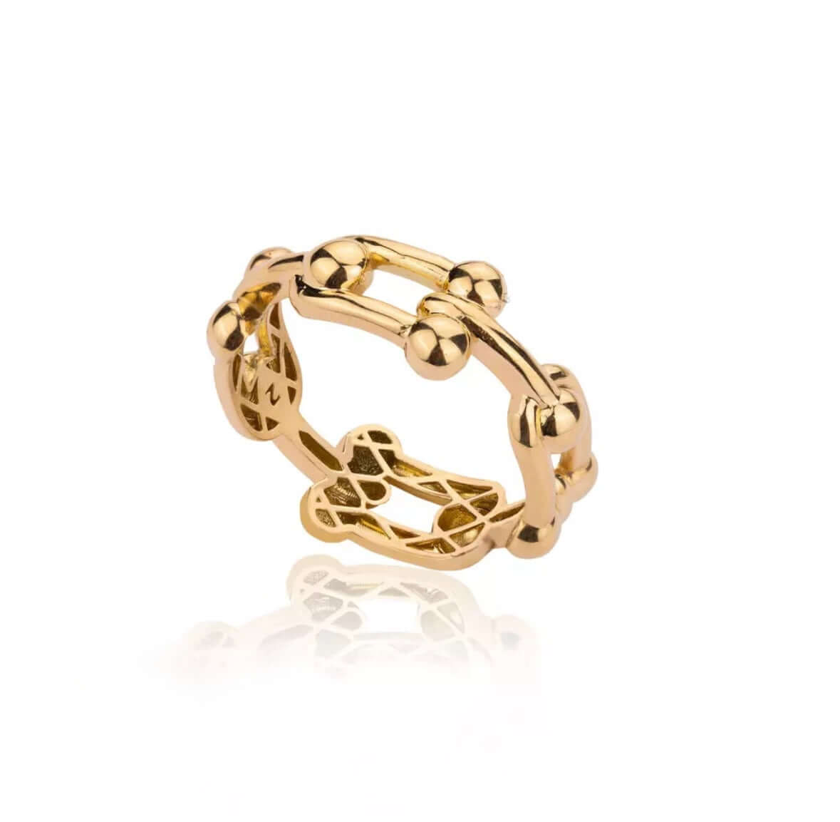 Gold Ring - Fashion T single row