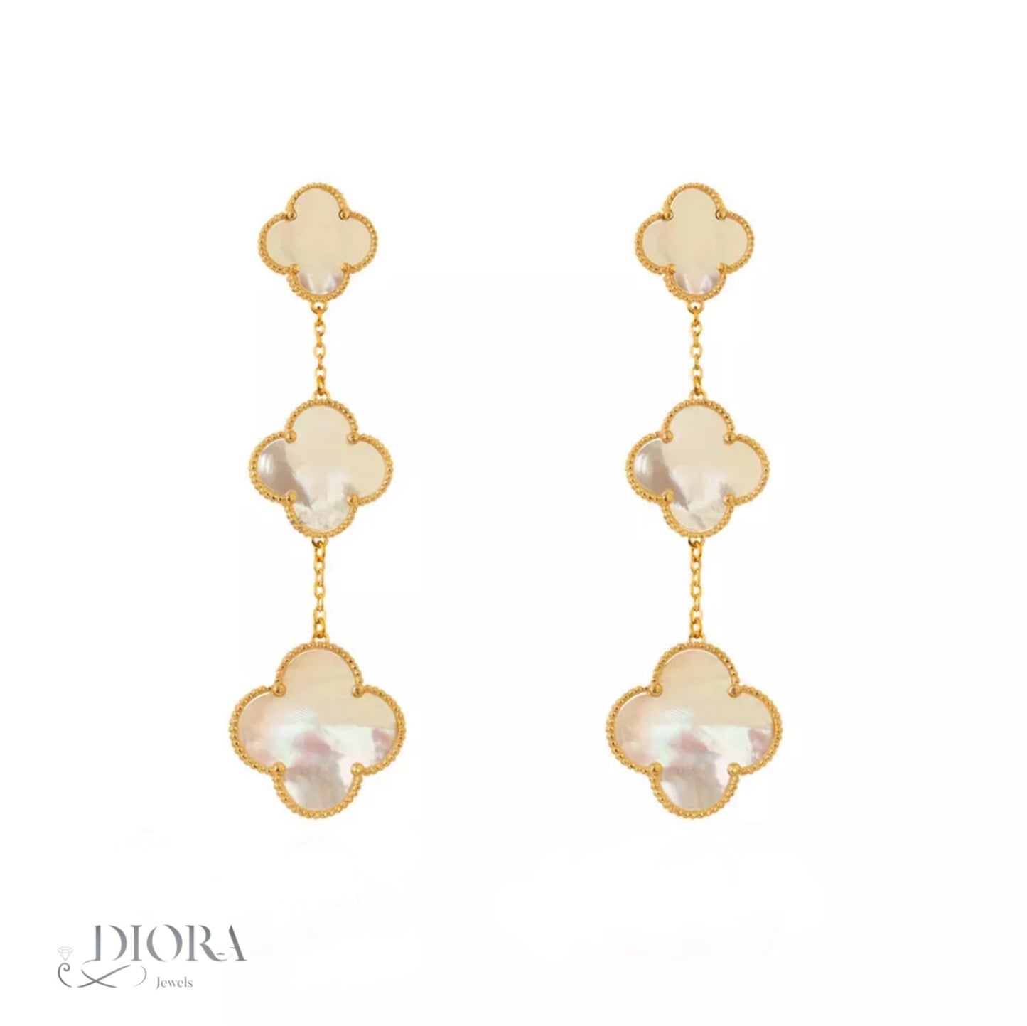 Pearl Alhambra Earrings - 3 Motifs