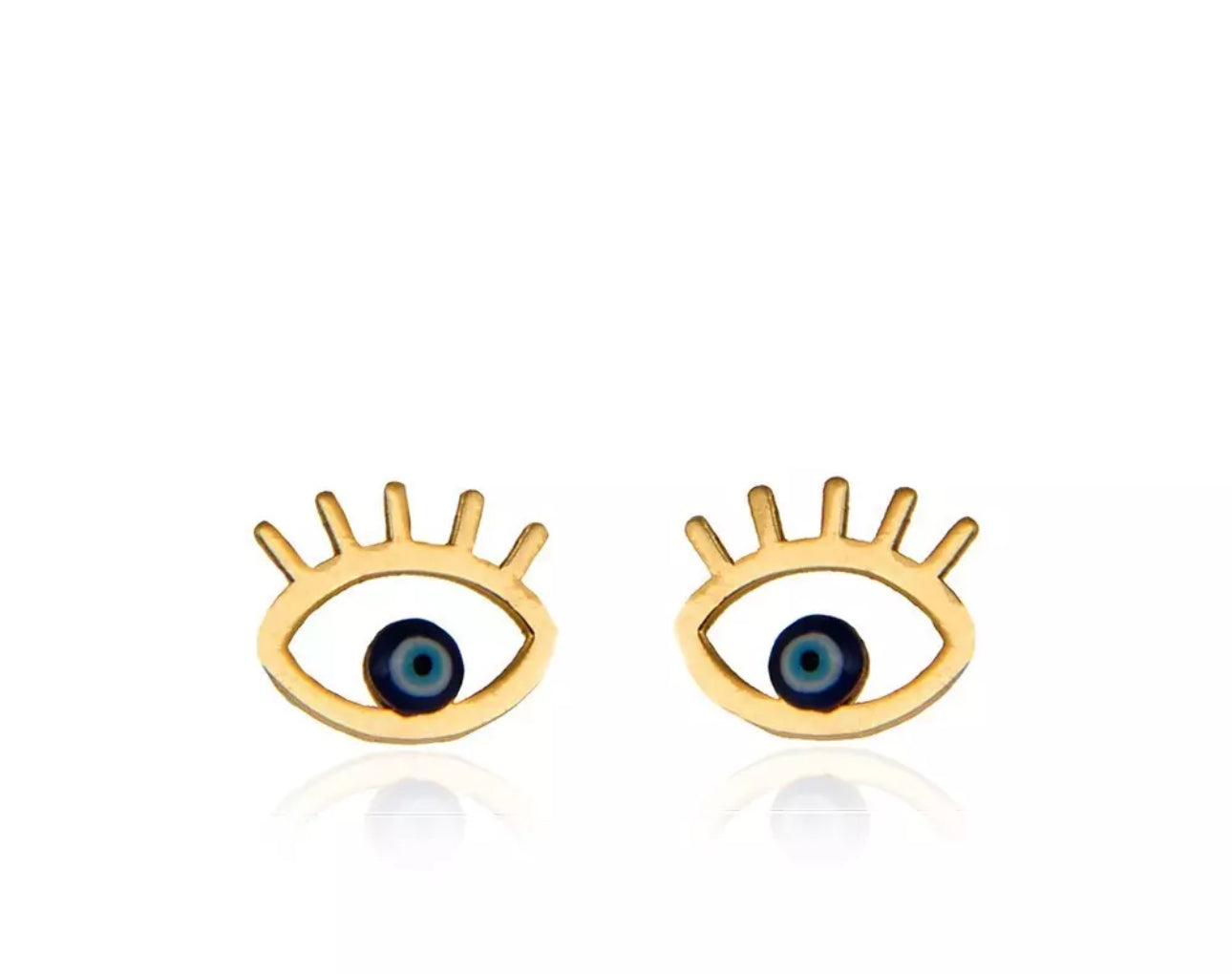 Eyes with Lashes Earrings