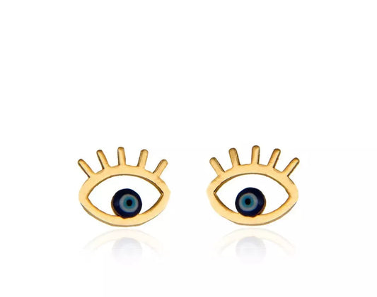 Eyes with Lashes Earrings