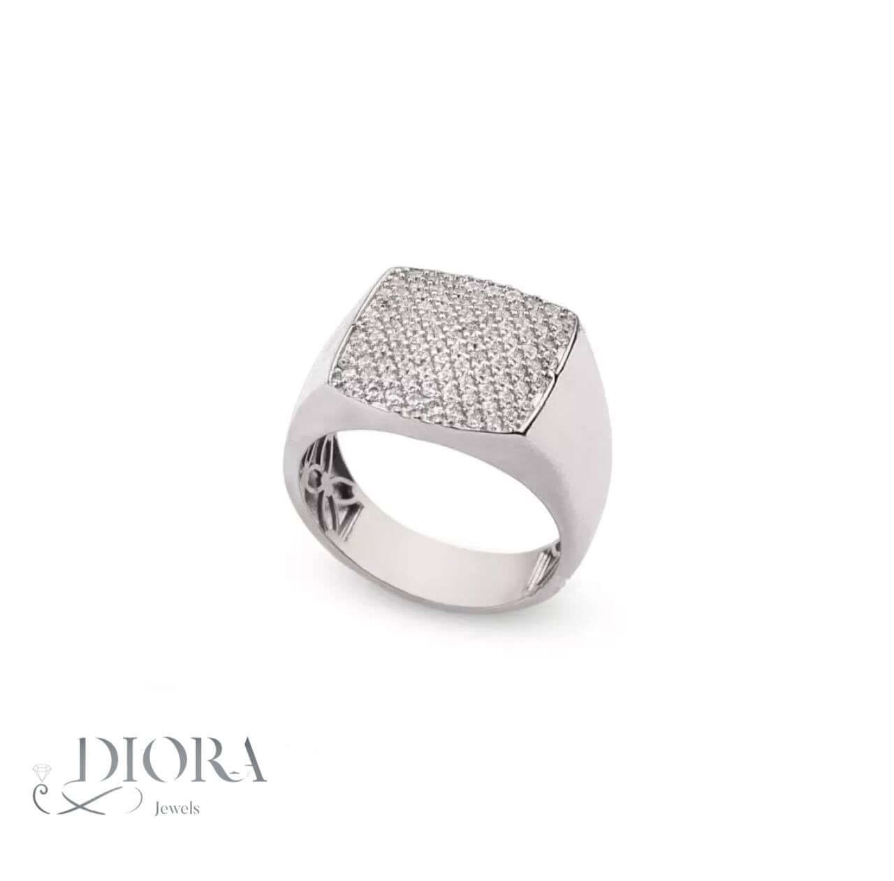 White Gold Men Ring