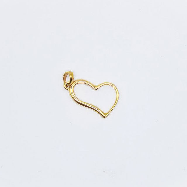 Floating open heart Pendant