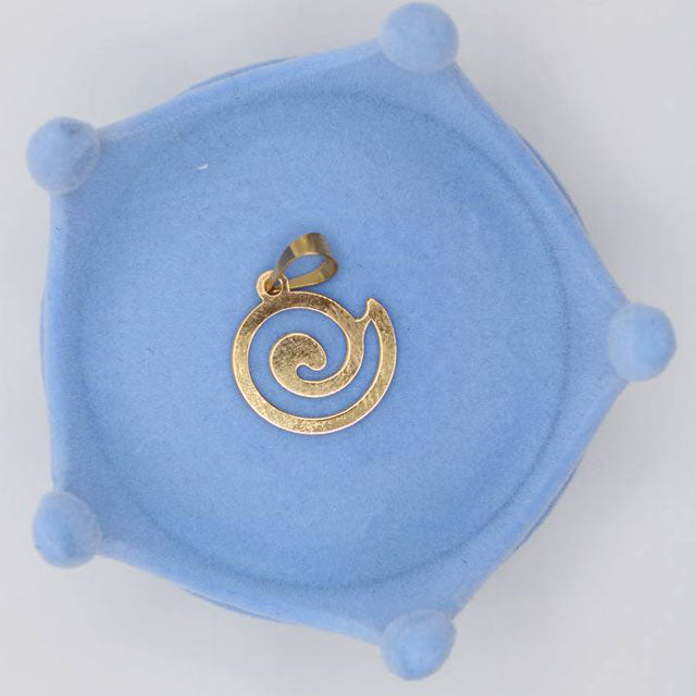 Wave Gold Pendant