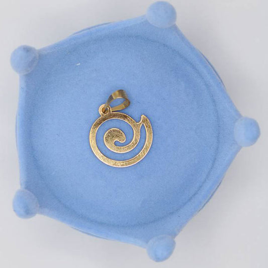 Wave Gold Pendant