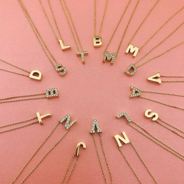 Initial Gold Pendant