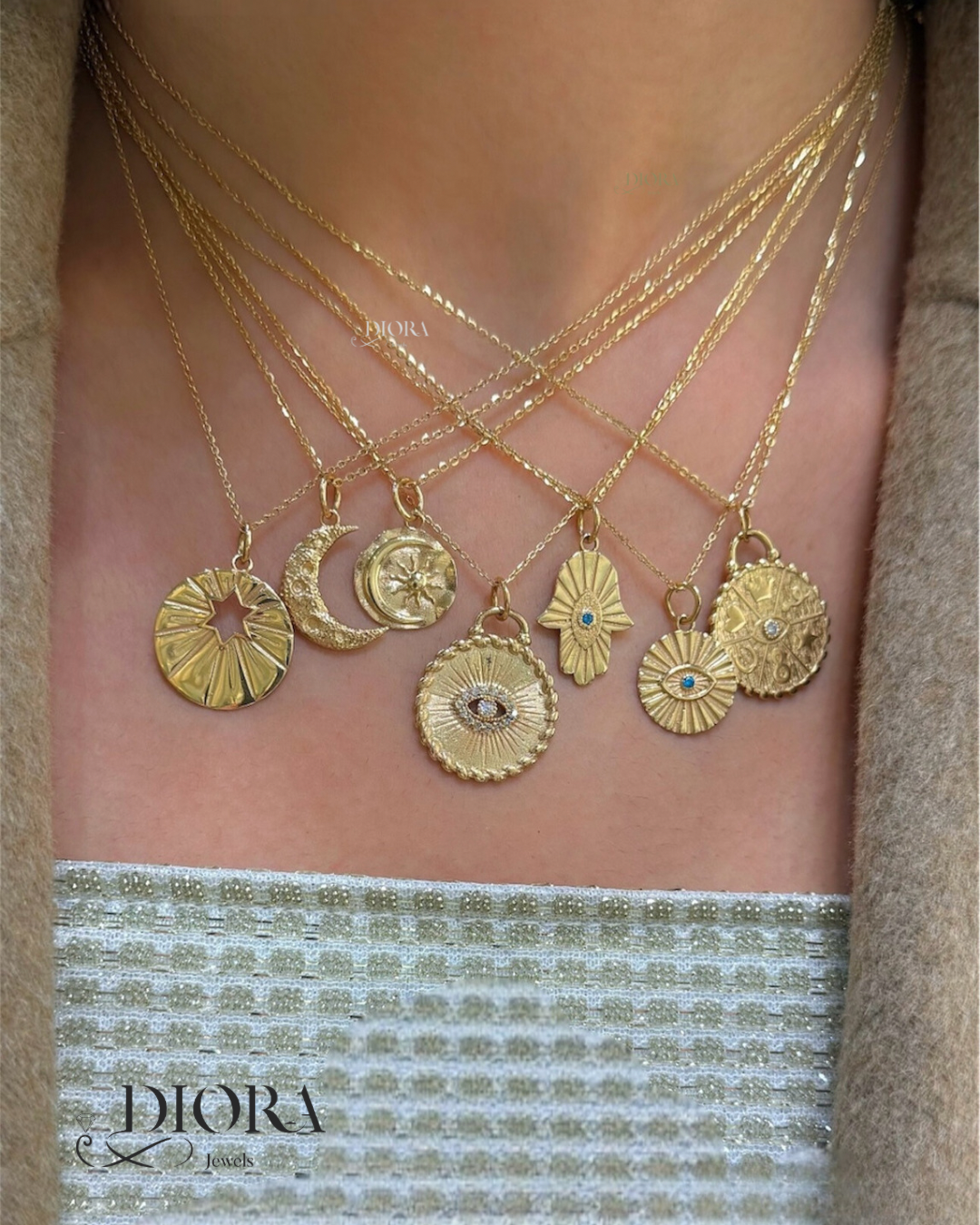 Wisdom Gold Pendant (Large)