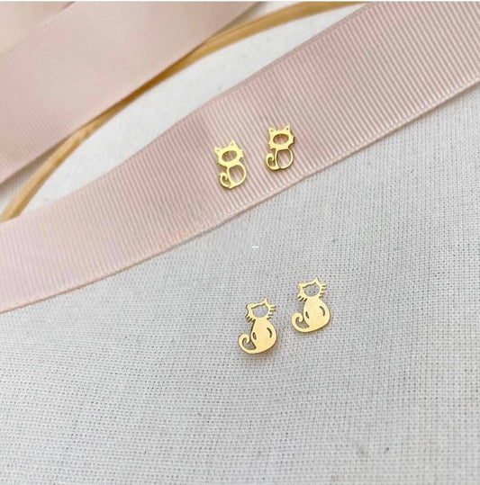 Kitten Earings
