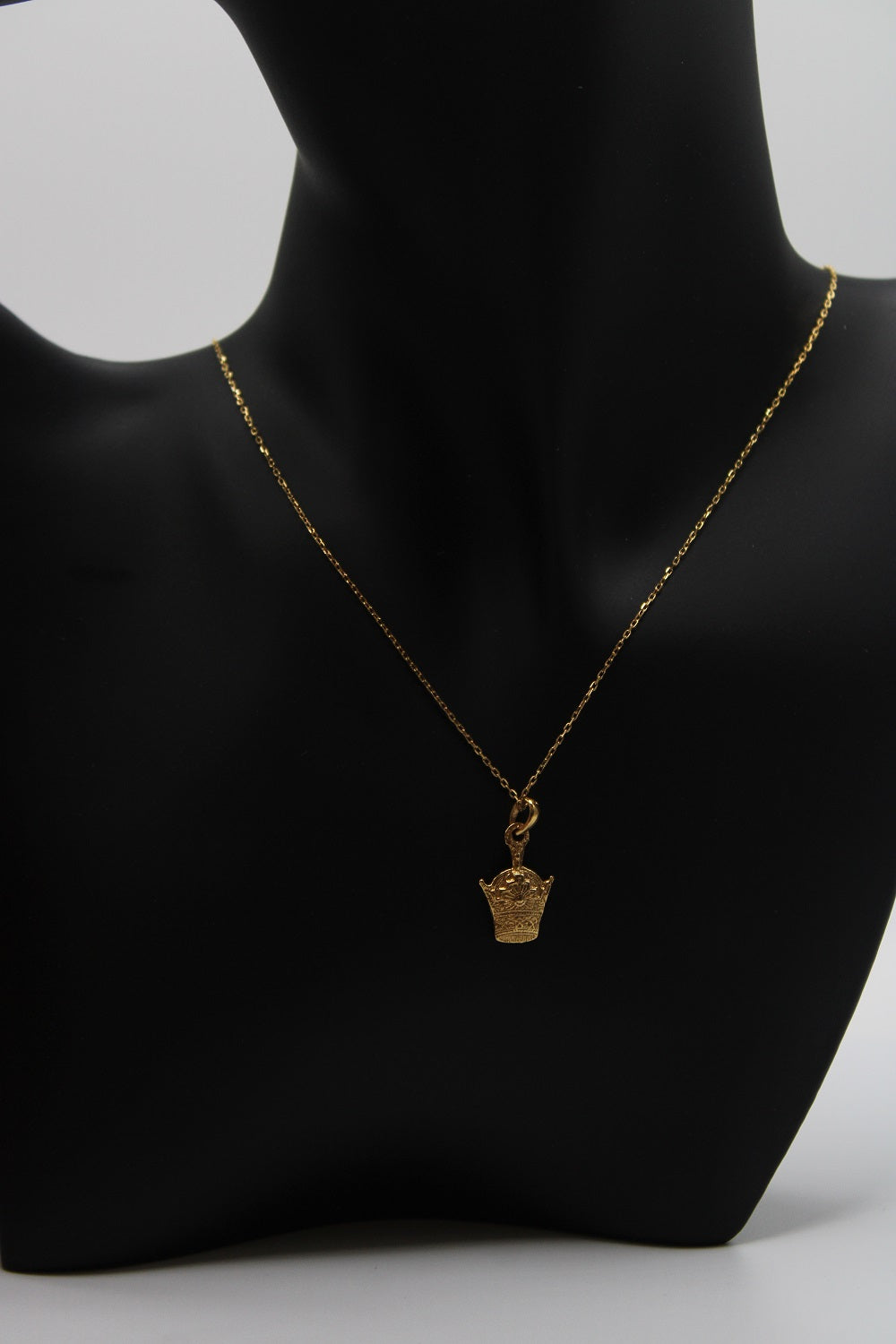 Pahlavi Crown Gold Pendant -Small