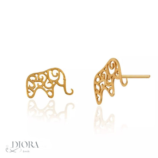 Elephant Stud Earrings