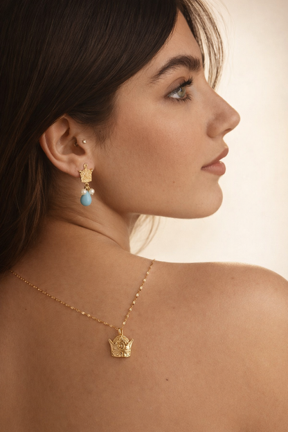 Crown Earrings