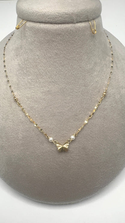 Butterfly and Pearls
