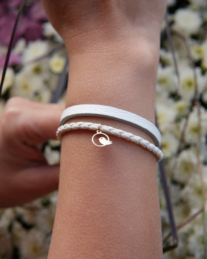 Bird Lather Bracelet