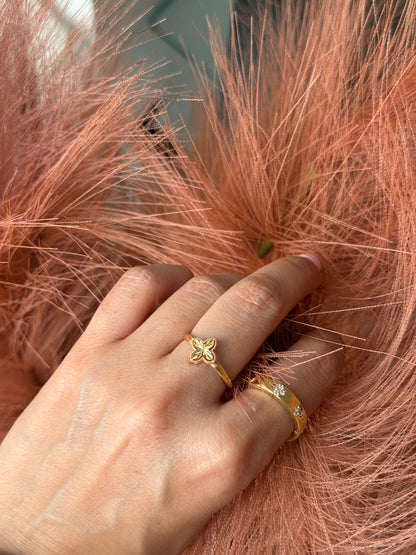 Minimal Roberto Gold Ring