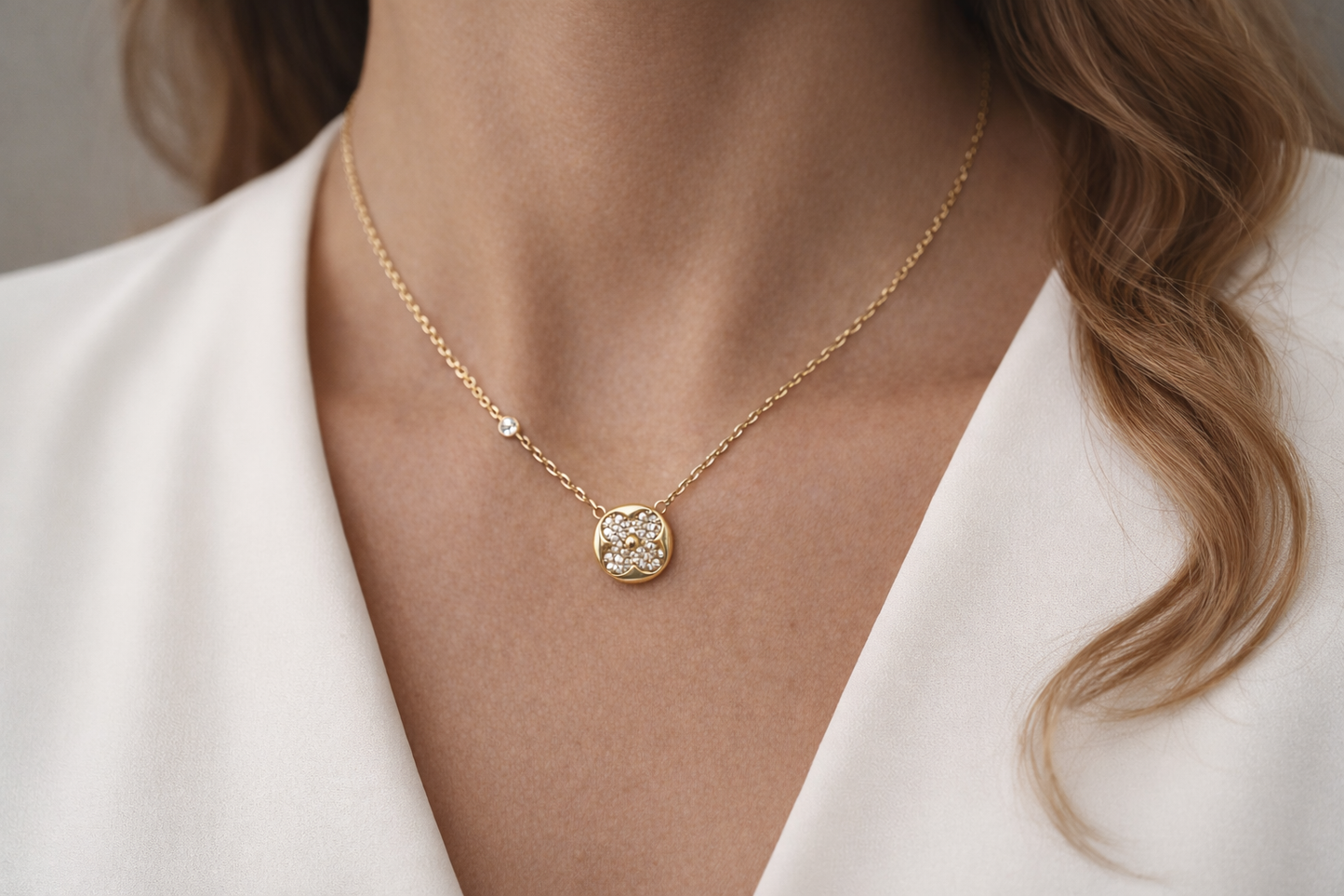 Luxury Gild Necklace - Pearl