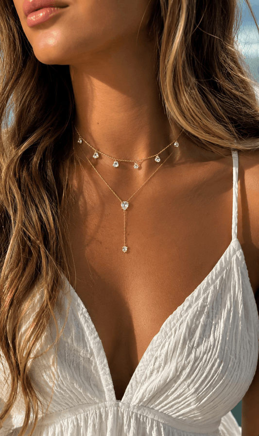 Celeste Drop Necklace