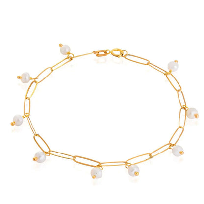 Pearl Gold Minimal Bracelet