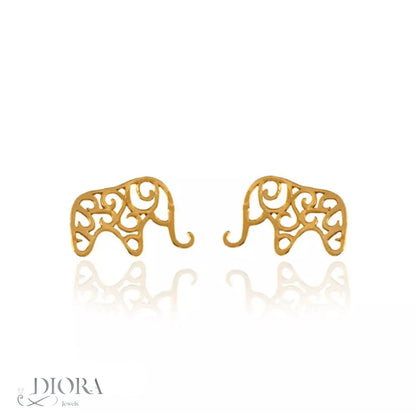 Elephant Stud Earrings