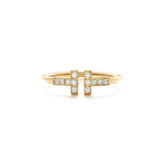 T Jeweled Ring