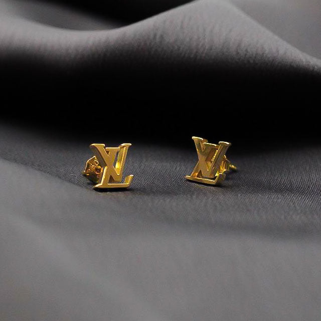LV Solid Gold Earing