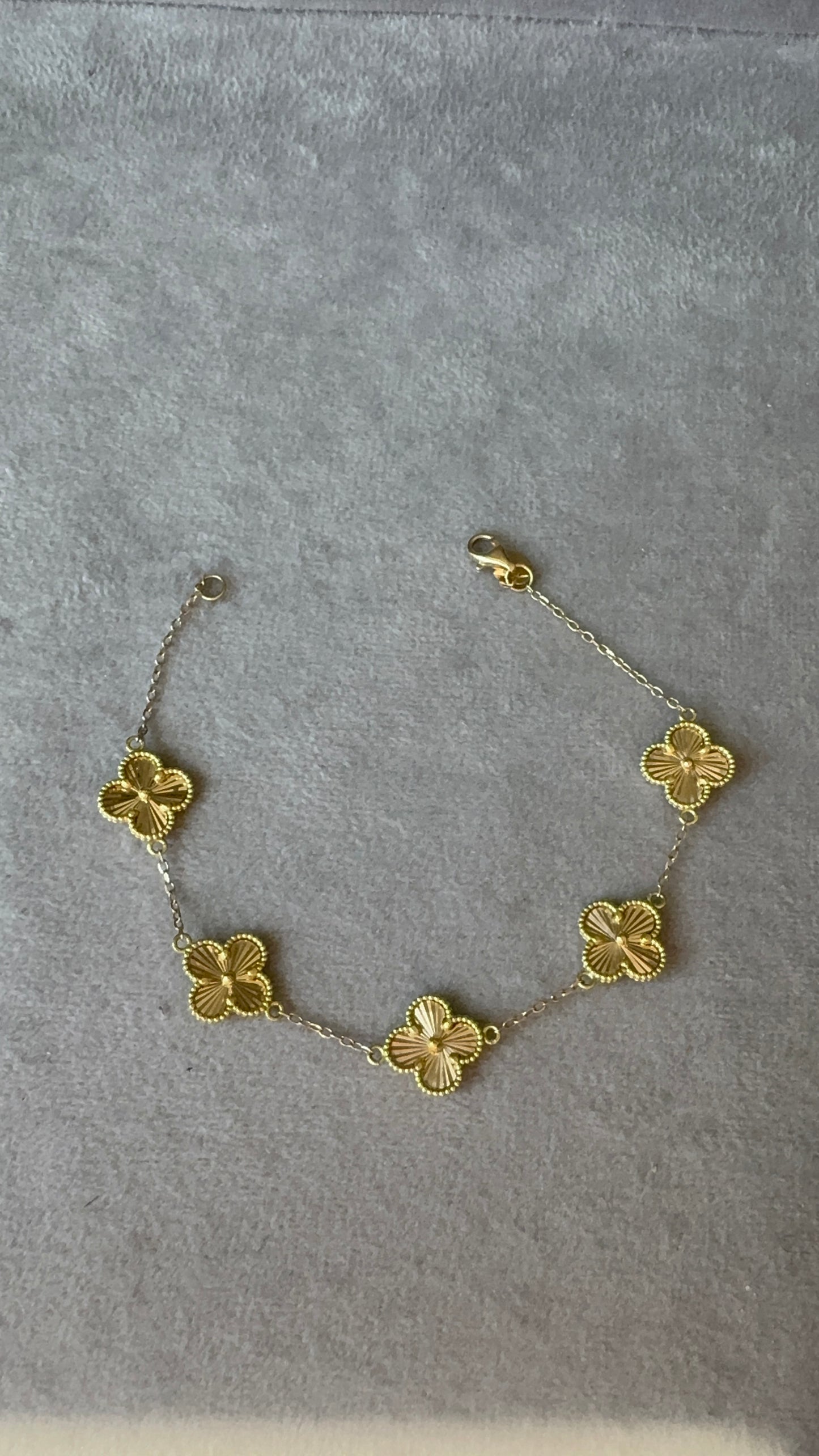 5 Clover Gold Alhambra Bracelet