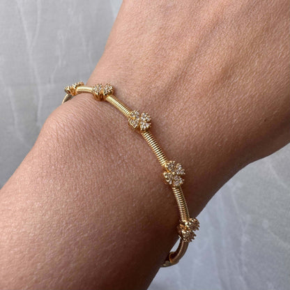 18K Aroosha Gold Bangles