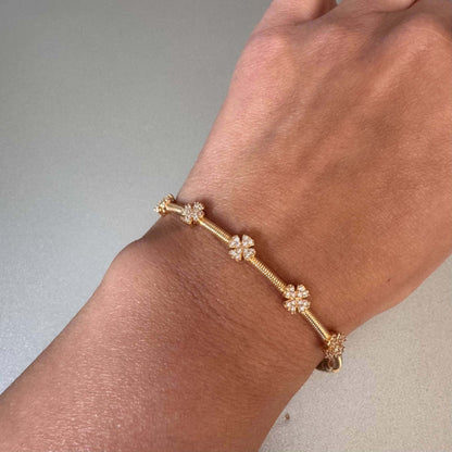 18K Aroosha Gold Bangles