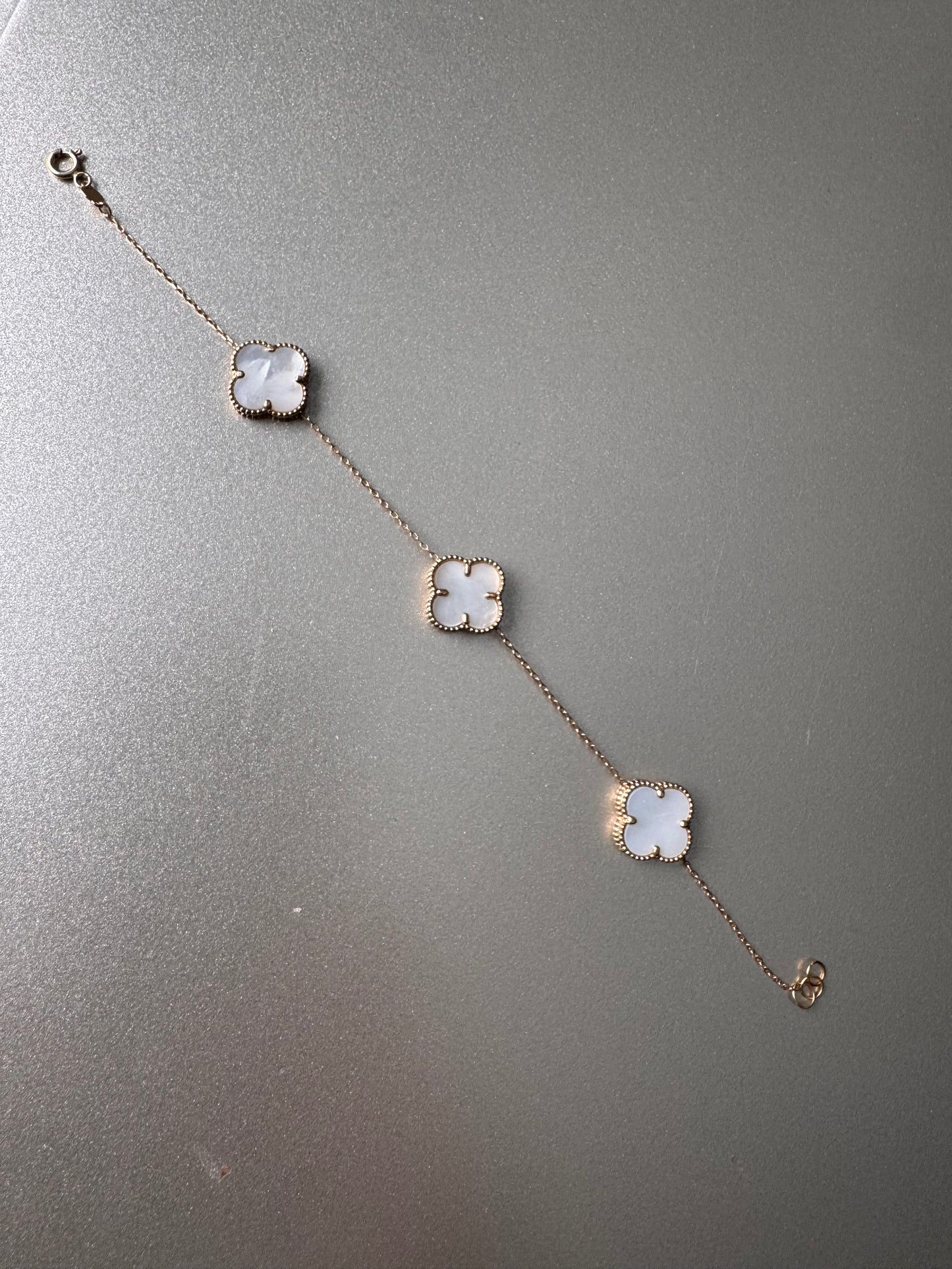 18K Small Pearl Alhambra Bracelet