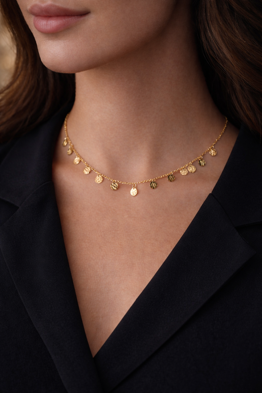 Charm of Gold Necklace