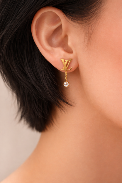 LV Jewelled Earrings