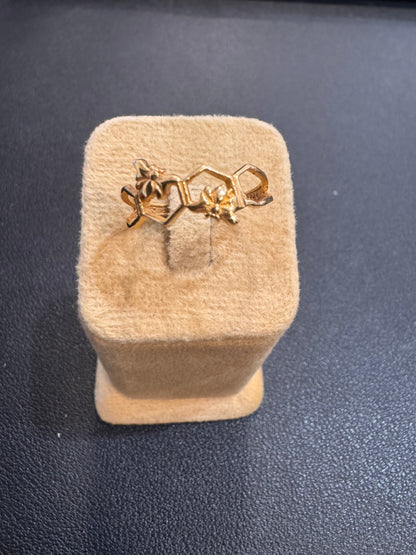 Little bees Gold Ring