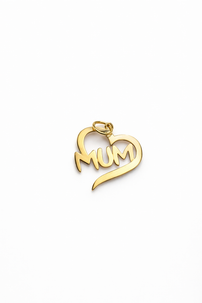 MOM Gold Pendant