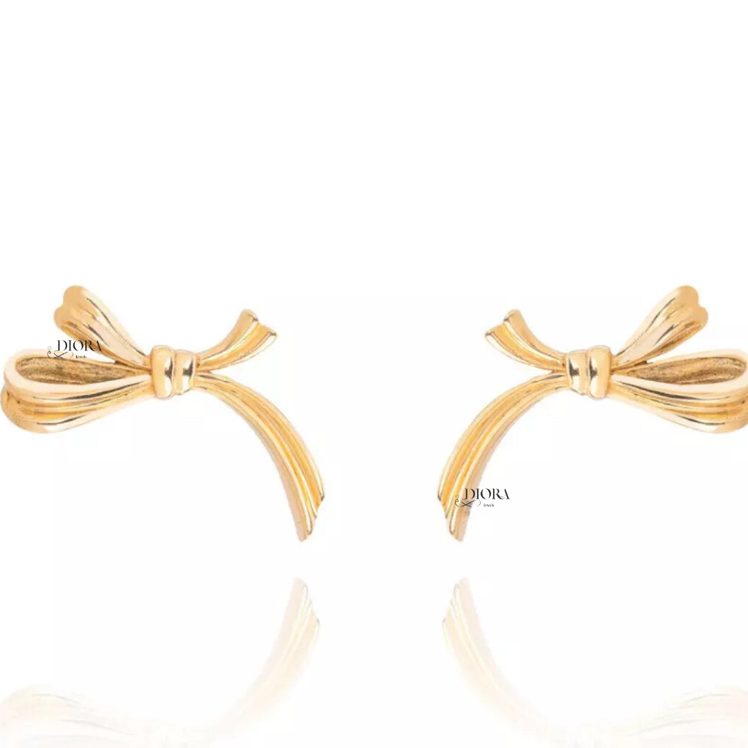 Elegance Bow Stud Earrings