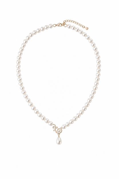 Jasmine Pearl Gold Necklace