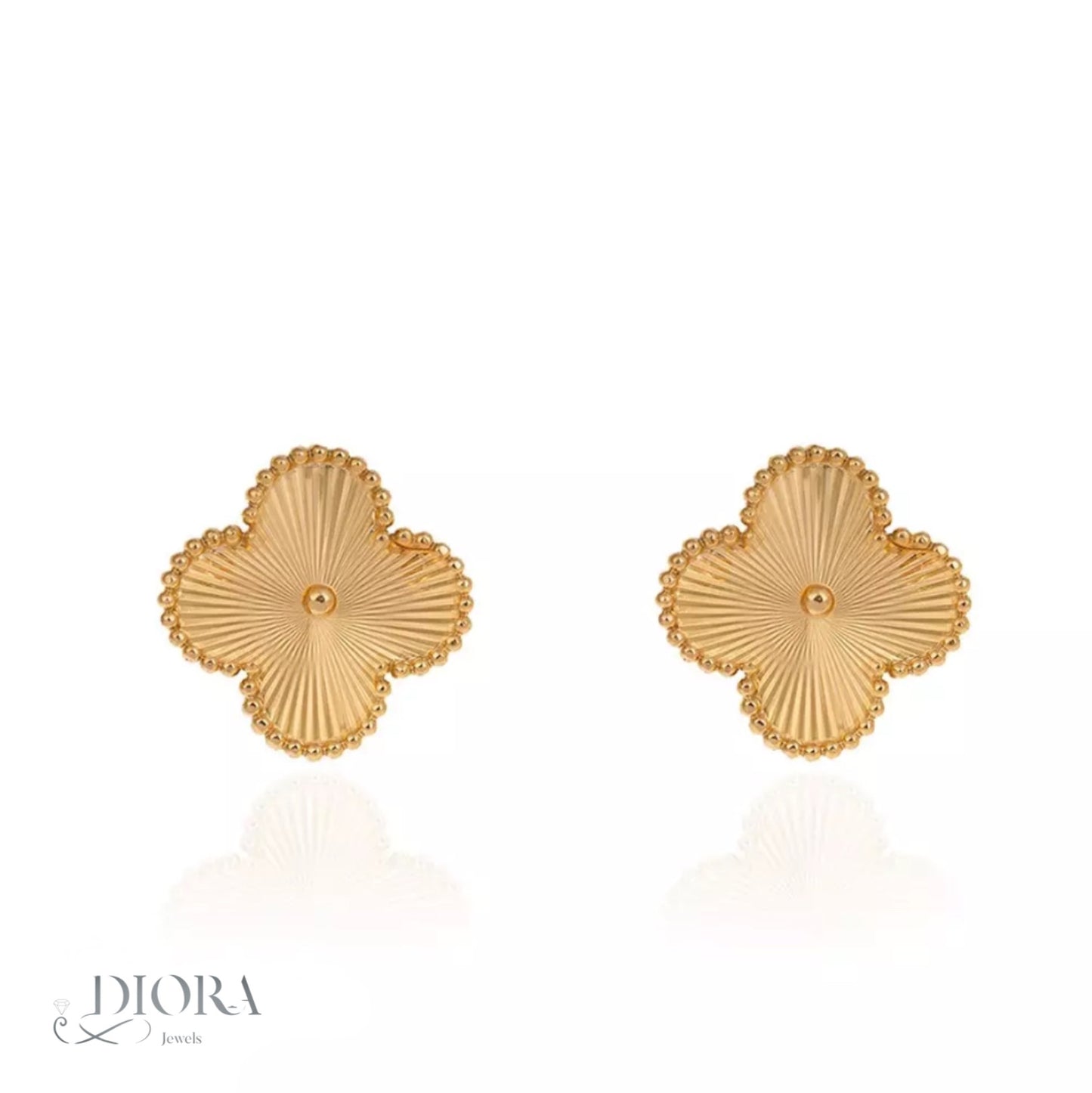 Gold Vintage Stud Earrings