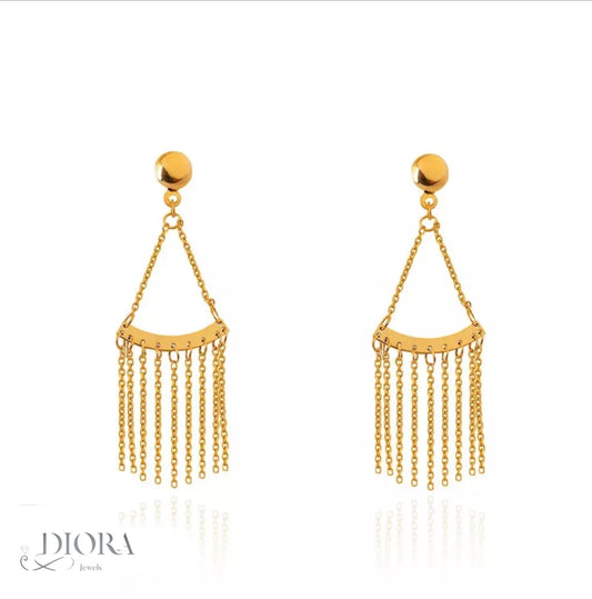 Gold Dangle Earrings